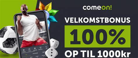 ComeOn bonus 2024 → Få op til 1.000 kr. i velkomstbonus .
